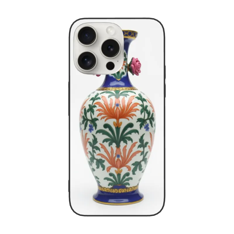iPhone 15/15 Pro/15 Pro Max ケース - 華やかな花柄 | okomall