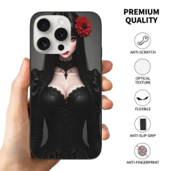 暗黑系少女 iPhone 15/15 Pro/15 Pro Max 殼 - okomall