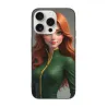 iPhone 15/Pro/Max ケース - 活気のある少女の肖像 | OKOMALL