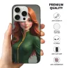 iPhone 15/Pro/Max ケース - 活気のある少女の肖像 | OKOMALL