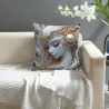 Housse de coussin en peluche de sirène de rêve - Okomall