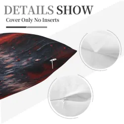 森林迷霧毛絨抱枕套 - 18x18英寸 | OKOMALL