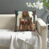 Housse de Coussin en Peluche Motif Fée Magique - Okomall