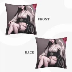 Mysterious Beauty Plush Pillow Cover - Okomall