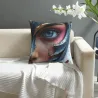 بطانية وسادة فروية بنمط صورة تجريدية - Okomall