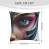 Abstract Portrait Plush Pillow Cover - Okomall