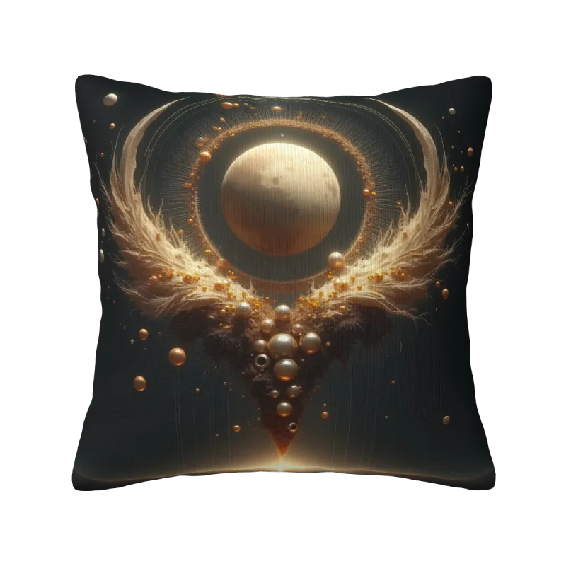 Housse de coussin en peluche 'Flux Stellaire' - Okomall