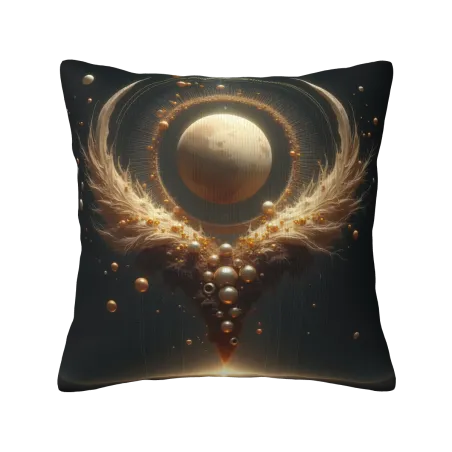 Federa cuscino in peluche 'Via Lattea' - Okomall