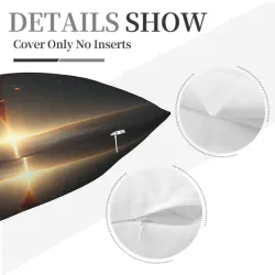 Galaxy Flow Plush Pillow Cover - Okomall