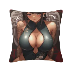 Housse de Coussin Anime Fille en Peluche - Okomall