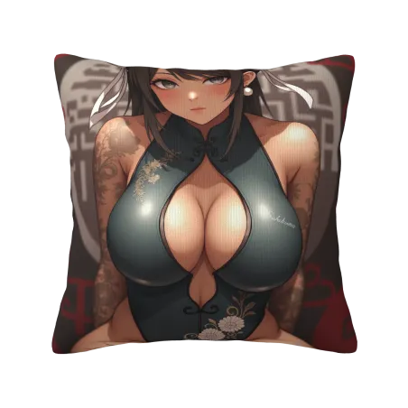 Fodera per Cuscino Anime Ragazza in Peluche - Okomall