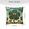 Housse de coussin en peluche sur le thème de la forêt technologique - 18x18 pouces | Okomall