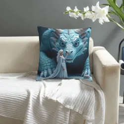 Cuscino in peluche della Regina delle Neve - Okomall
