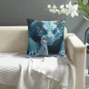 Housse de coussin en peluche Reine des Neiges - Okomall