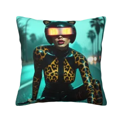 Mystic Shadow Plush Pillow Cover - OkoMall