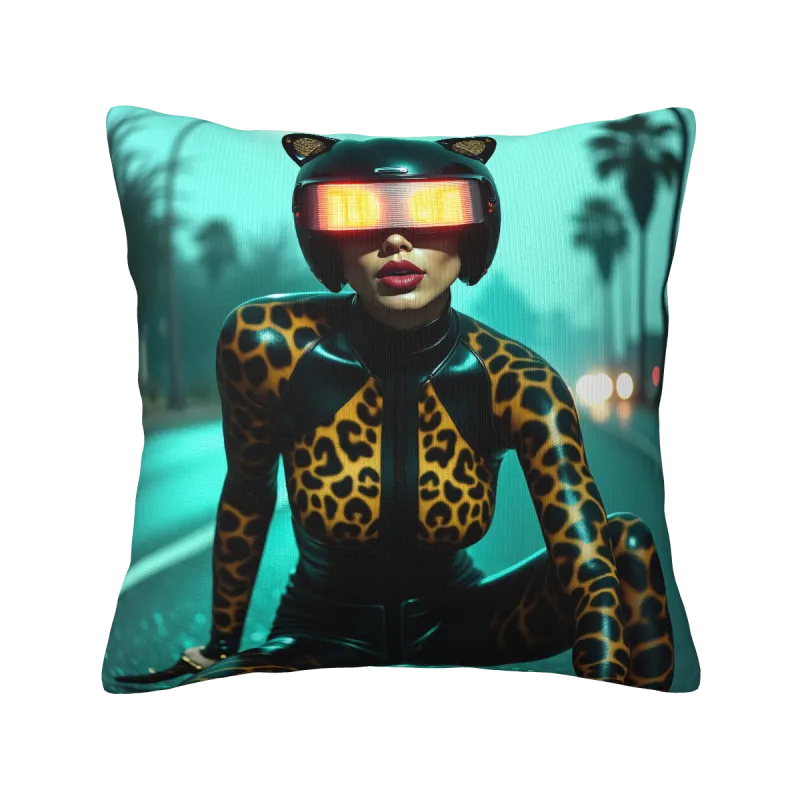 Mystic Shadow Plush Pillow Cover - OkoMall