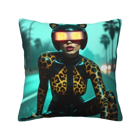 Mystic Shadow Plush Pillow Cover - OkoMall