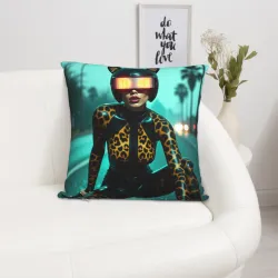 Mystic Shadow Plush Pillow Cover - OkoMall