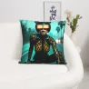 Housse de coussin en peluche 'Ombre Mystique' - OkoMall