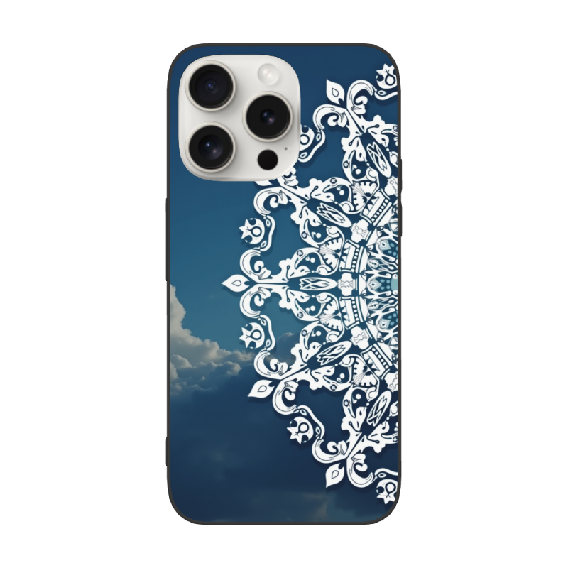 iPhone 15/Pro/Max 曼陀罗花纹手机壳 - okomall