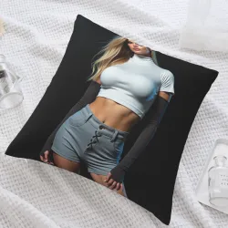 Housse de Coussin en Peluche Mode Fille - Okomall