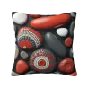 Abstract Geometric Pattern Plush Pillow Cover - Okomall