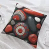 Abstract Geometric Pattern Plush Pillow Cover - Okomall