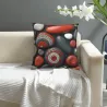 Abstract Geometric Pattern Plush Pillow Cover - Okomall