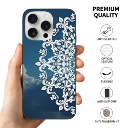 iPhone 15/Pro/Max 曼陀罗花纹手机壳 - okomall