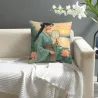 수묵 미인 쿠션 커버 - 18x18인치 | Okomall