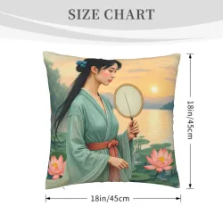 Federa Shui Mo Mei Ren - 18x18 pollici | Okomall