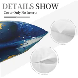 Abstract Watercolor Floral Plush Pillow Cover - Okomall
