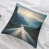 山林薄霧毛絨抱枕套 - Okomall