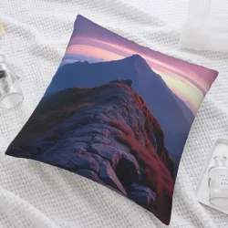 夢幻山巒毛絨抱枕套 - Okomall