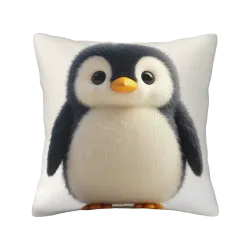 Funda de cojín de animales de dibujos animados lindos - 18x18 pulgadas | OKOMALL