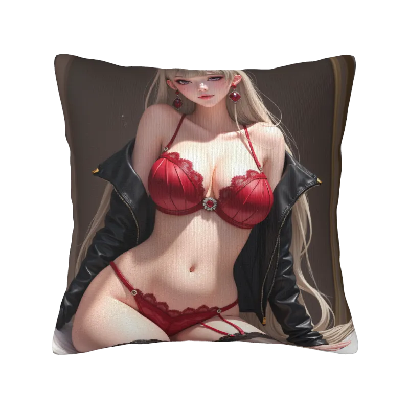 魅惑雙面毛絨抱枕套 - 18x18英寸 | OKOMALL