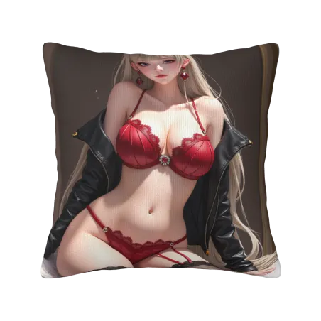 魅惑雙面毛絨抱枕套 - 18x18英寸 | OKOMALL