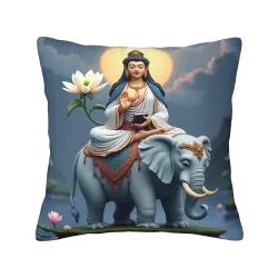 Coperta di Cuscino in Peluche Zen Buddha - Okomall