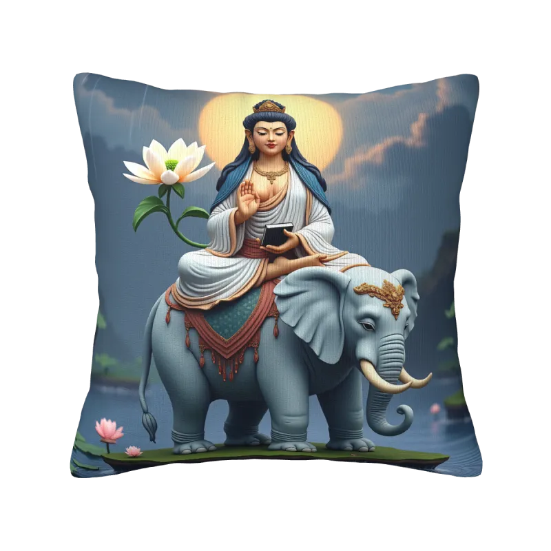 Funda de Almohada de Peluche con Buda Zen - Okomall