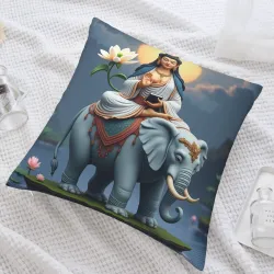 Zen Buddha Plush Pillow Cover - Okomall