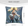 Zen Buddha Plush Pillow Cover - Okomall