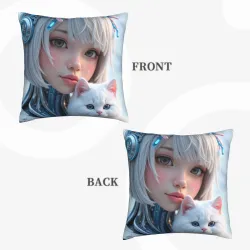 Funda de Almohada de Peluche de Dreamy Girl - Okomall