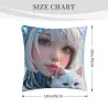 Мягкая плюшевая наволочка с изображением Dreamy Girl - Okomall