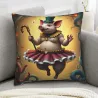 Gentleman Pig Plush Pillow Cover - Okomall