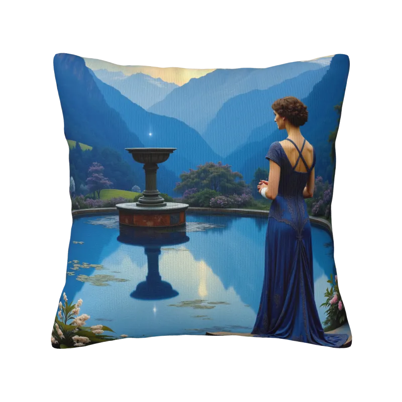 Housse de coussin en peluche Jardin de Rêve - OKOmall