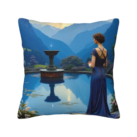 Dreamy Garden Plush Pillow Cover - OKOmall