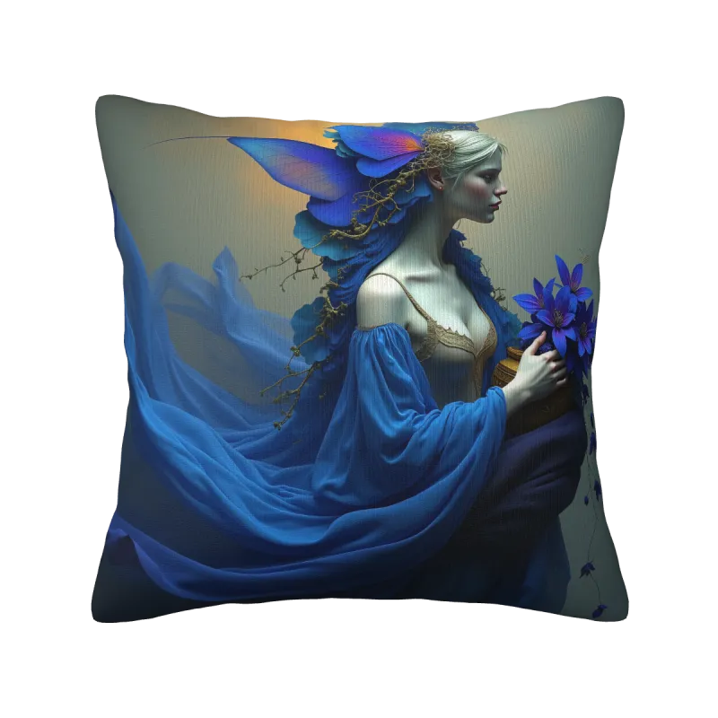 Housse de Coussin en Peluche 'Beauté de Rêve' - Okomall