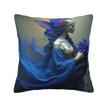 Housse de Coussin en Peluche 'Beauté de Rêve' - Okomall