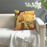 Housse de coussin Fille dans un jardin zen - Okomall Maison Esthétique