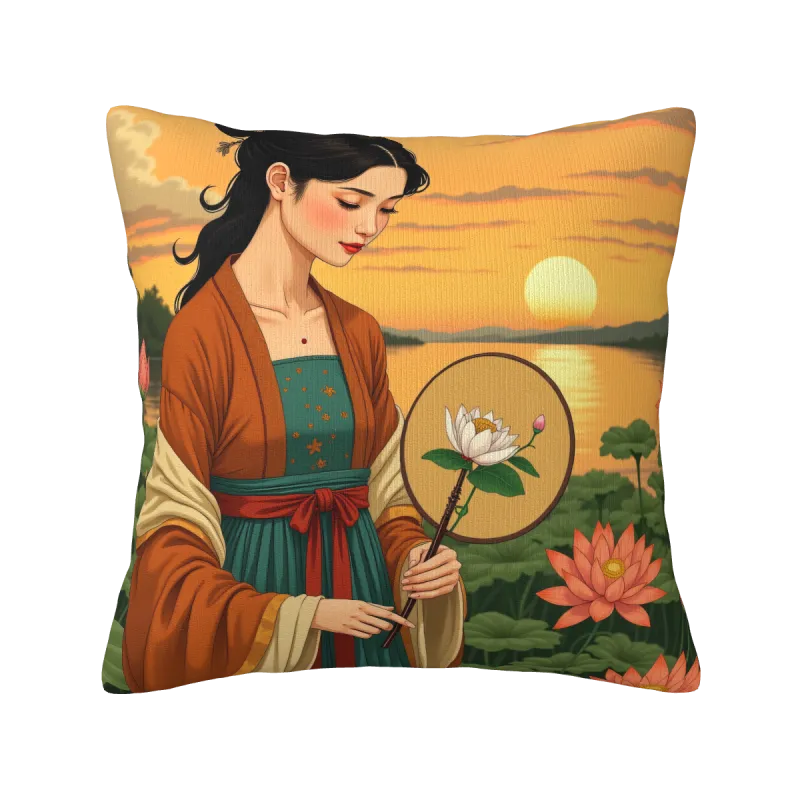 Housse de coussin "Jinyou Beauty" - Okomall